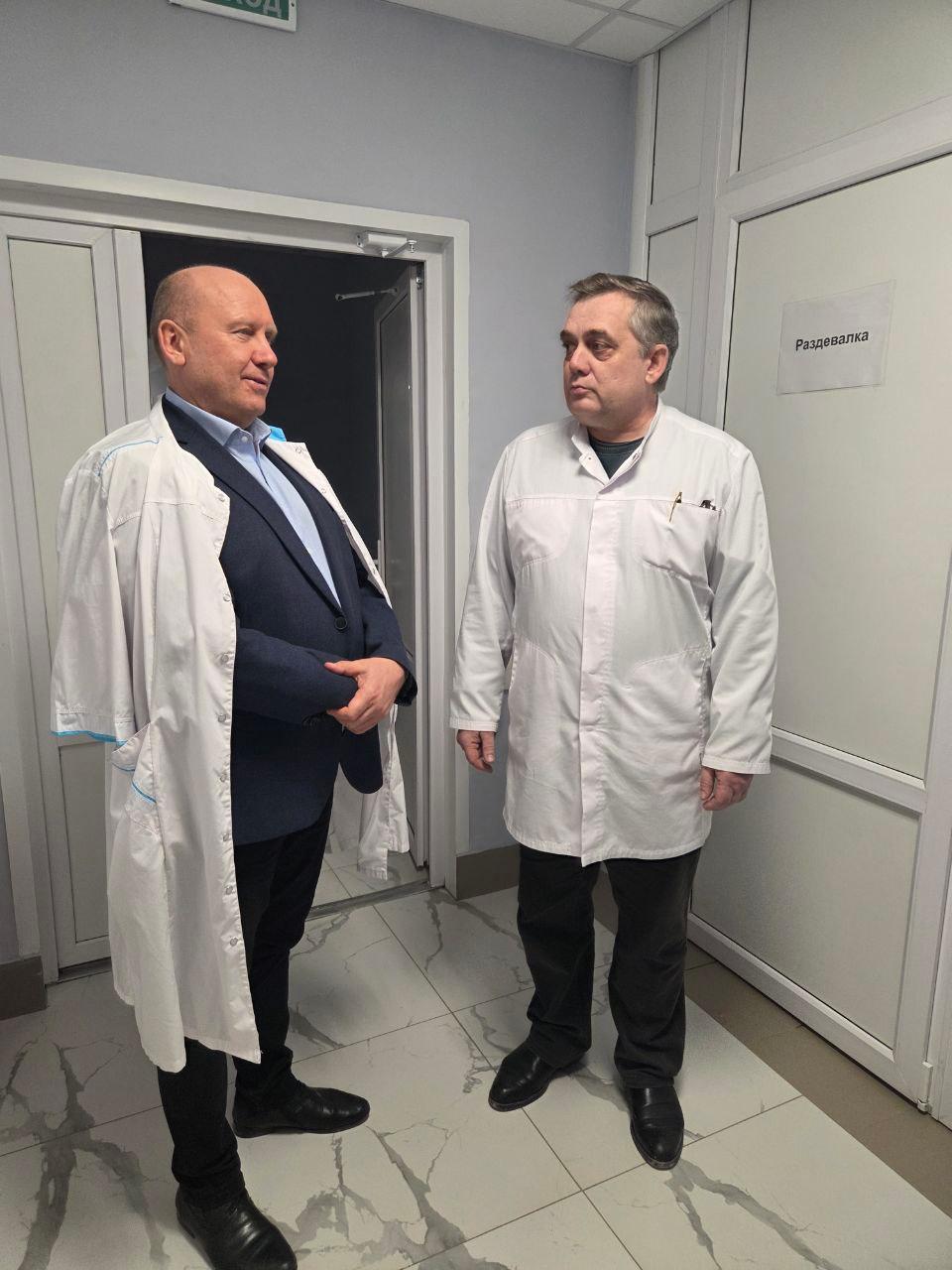 Министр здравоохранения Пензенской области посетил Белинскую больницу.